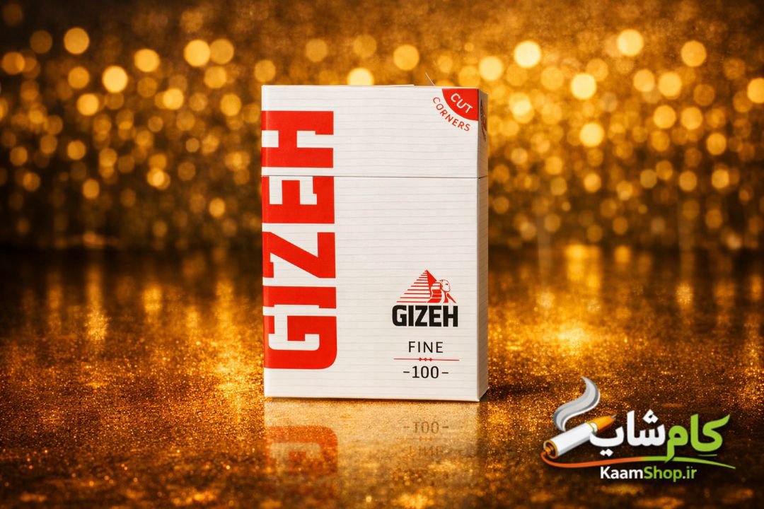 پیپر (کاغذ سیگار) گیزه کوتاه فاین قرمز